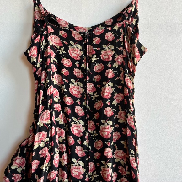 Vintage Betsey Johnson Rose Wrap Dress - Picture 4 of 6